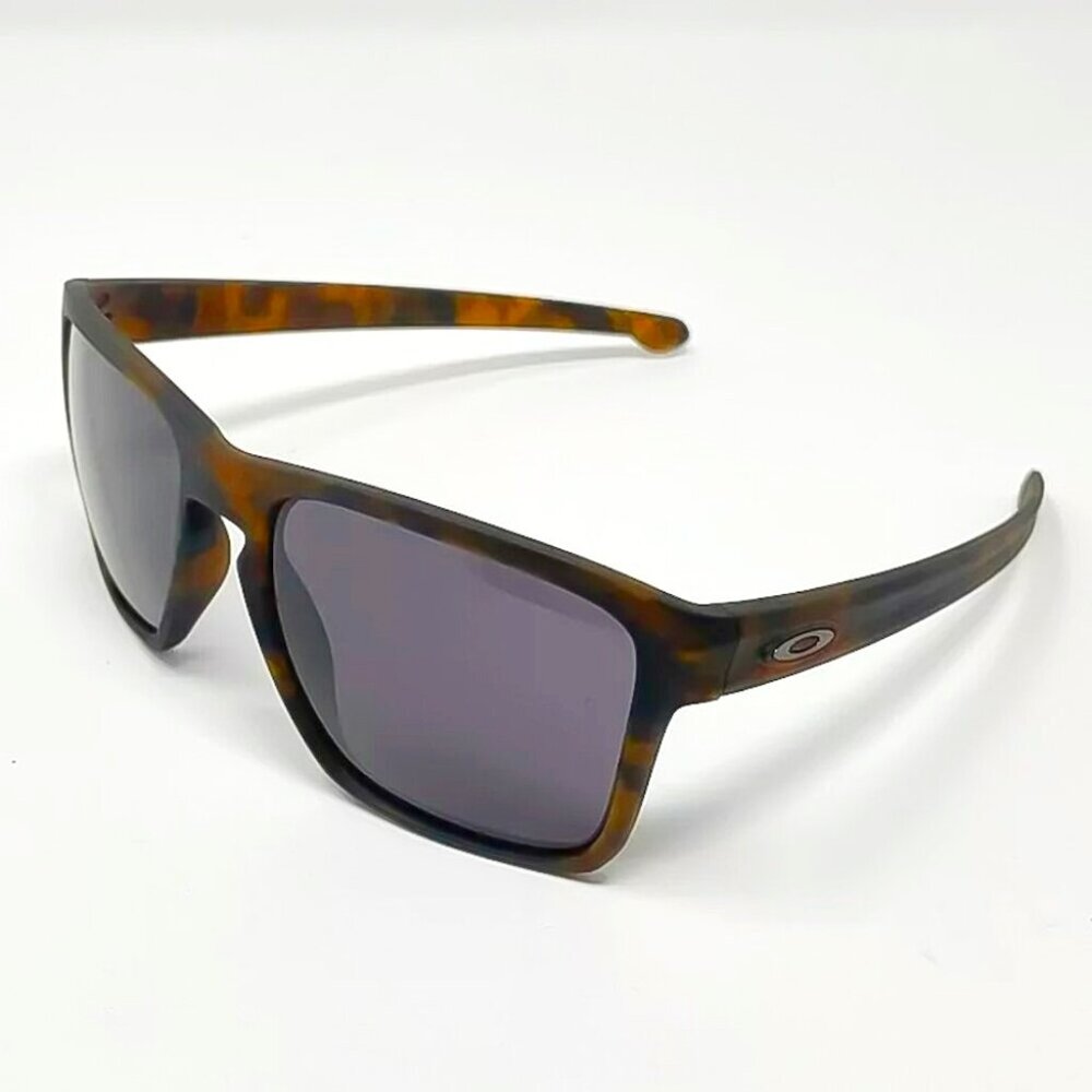 BRAND NEW IN BOX Oakley 0OO9341 Silver XL Matte Brown Tortoise Warm Grey